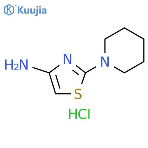 2-(piperidin-1-yl)-1,3-thiazol-4-amine hydrochloride structure