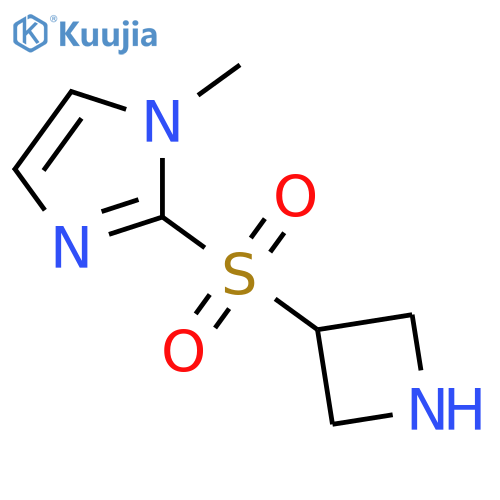 2-(azetidine-3-sulfonyl)-1-methyl-1H-imidazole structure