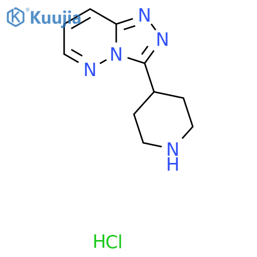 4-{[1,2,4]Triazolo[4,3-b]pyridazin-3-yl}piperidine hydrochloride structure