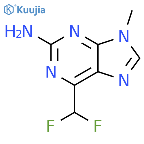 6-Difluoromethyl-9-methyl-9H-purin-2-ylamine structure