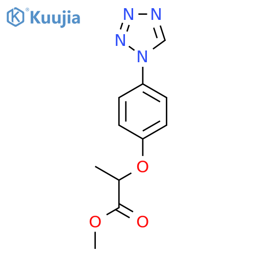 Methyl 2-4-(1H-tetrazol-1-yl)phenoxypropanoate structure