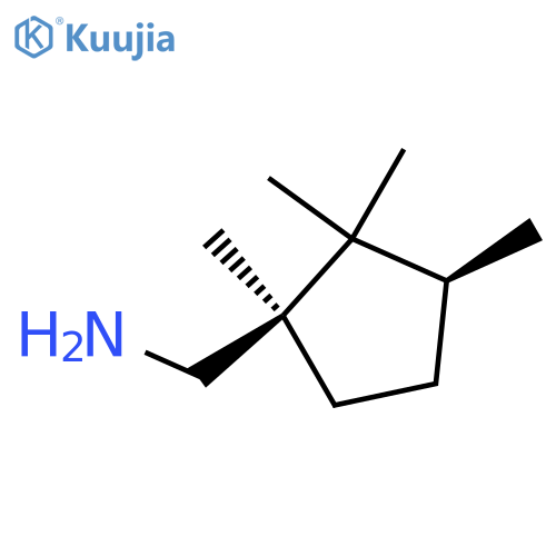 (1R,3S)-1,2,2,3-tetramethylcyclopentylmethanamine structure
