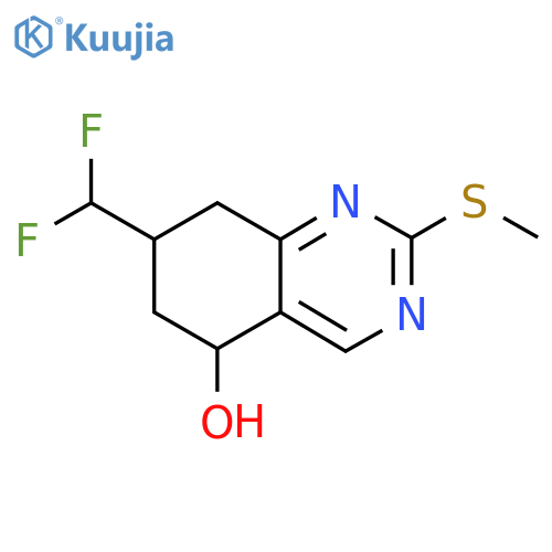 7-(Difluoromethyl)-2-(methylthio)-5,6,7,8-tetrahydroquinazolin-5-ol structure