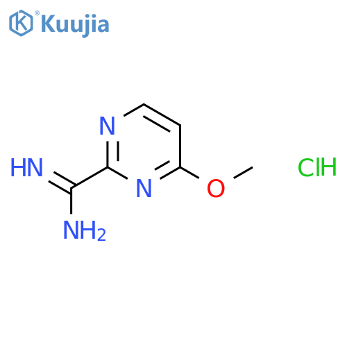 4-Methoxypyrimidine-2-carboximidamide hydrochloride structure
