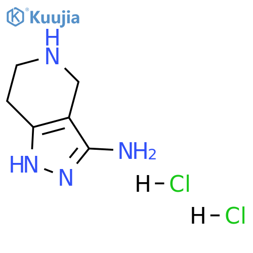 1H,4H,5H,6H,7H-pyrazolo4,3-cpyridin-3-amine dihydrochloride structure