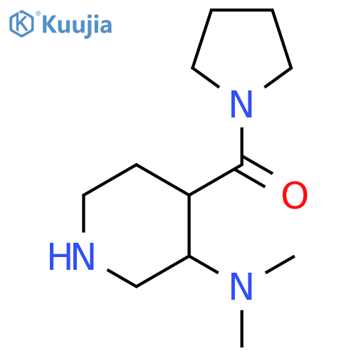 (3-Dimethylamino-piperidin-4-yl)-pyrrolidin-1-yl-methanone structure