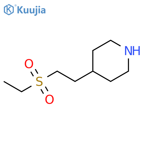 4-2-(ethanesulfonyl)ethylpiperidine structure