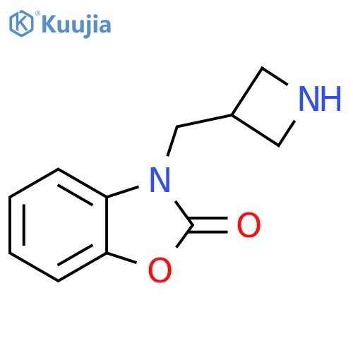 3-[(azetidin-3-yl)methyl]-2,3-dihydro-1,3-benzoxazol-2-one structure
