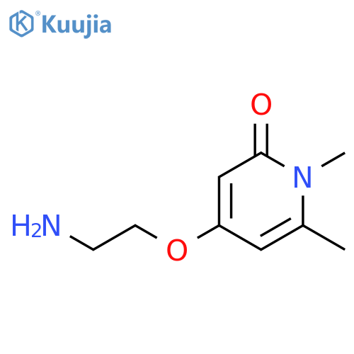 4-(2-aminoethoxy)-1,6-dimethyl-1,2-dihydropyridin-2-one structure