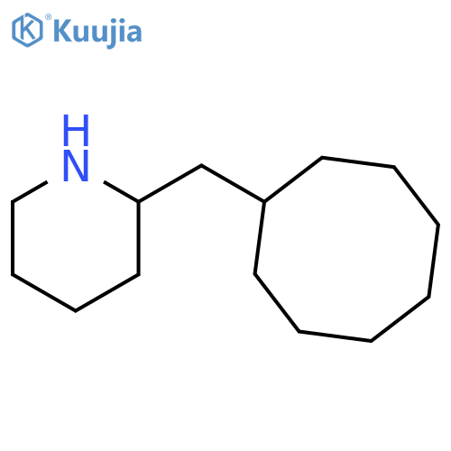 2-(cyclooctylmethyl)piperidine structure