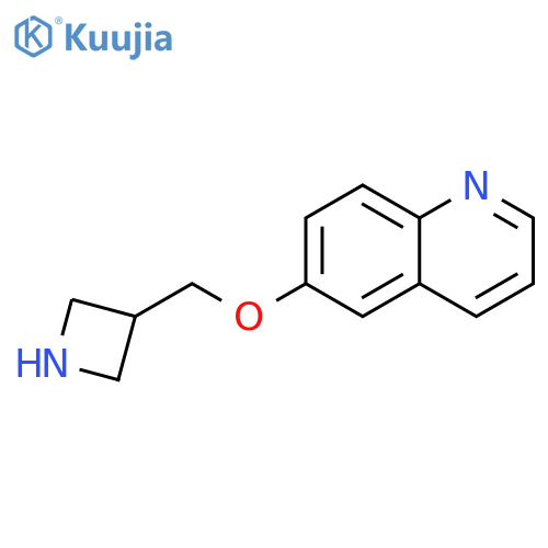 6-[(azetidin-3-yl)methoxy]quinoline structure