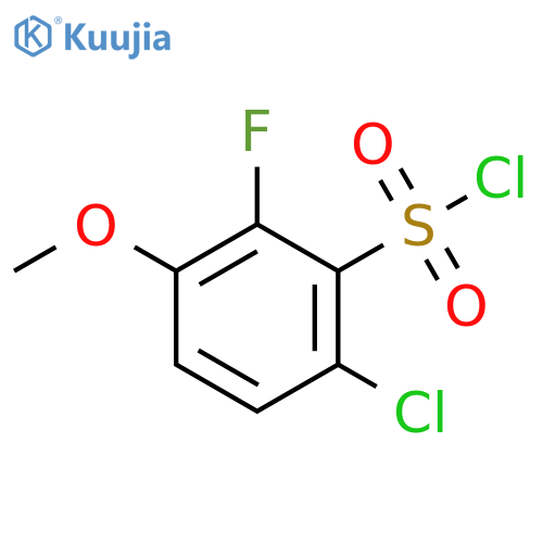6-Chloro-2-fluoro-3-methoxybenzenesulfonyl chloride structure