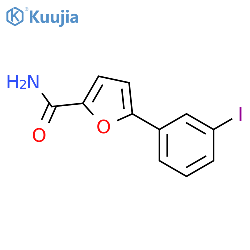 5-(3-Iodo-phenyl)-furan-2-carboxylic acid amide structure