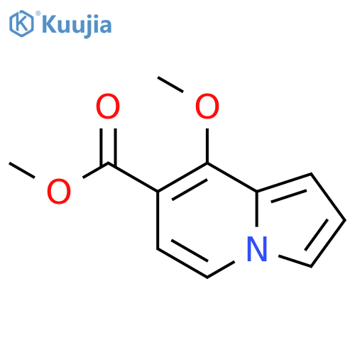 8-Methoxy-indolizine-7-carboxylic acid methyl ester structure