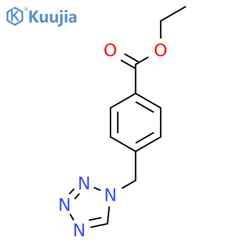 Ethyl 4-(1H-tetrazol-1-ylmethyl)benzoate structure