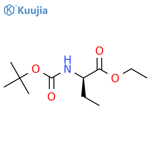 Ethyl (R)-2-((tert-butoxycarbonyl)amino)butanoate structure