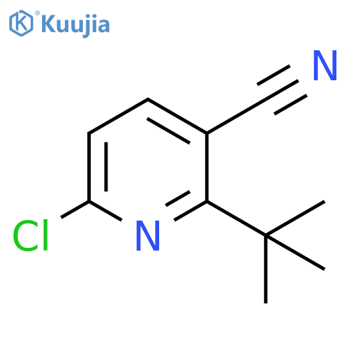 2-tert-Butyl-6-chloro-nicotinonitrile structure