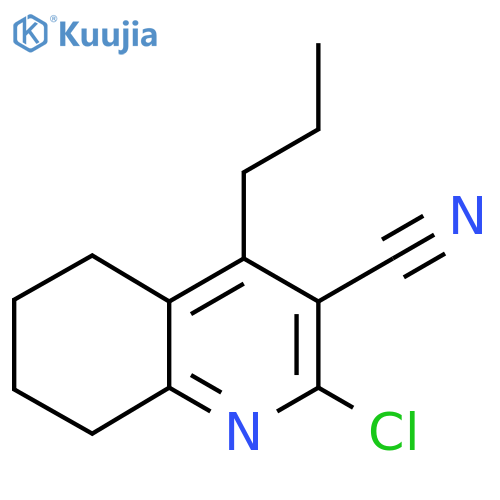 2-Chloro-4-propyl-5,6,7,8-tetrahydroquinoline-3-carbonitrile structure