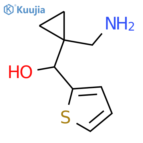 (1-Aminomethyl-cyclopropyl)-thiophen-2-yl-methanol structure