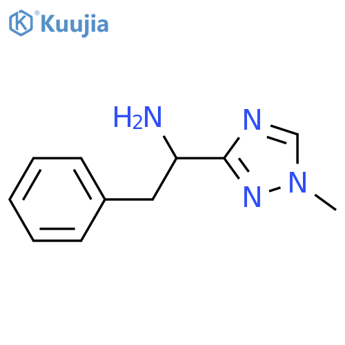 1-(1-Methyl-1H-[1,2,4]triazol-3-yl)-2-phenyl-ethylamine structure