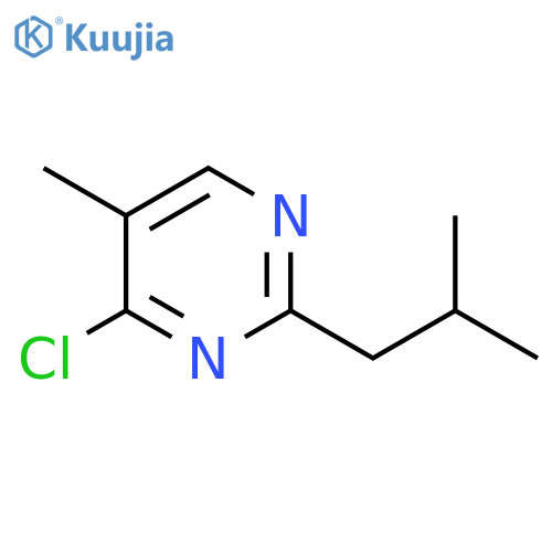 4-Chloro-2-isobutyl-5-methyl-pyrimidine structure