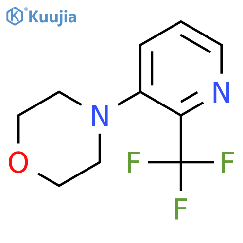4-(2-(Trifluoromethyl)pyridin-3-yl)morpholine structure