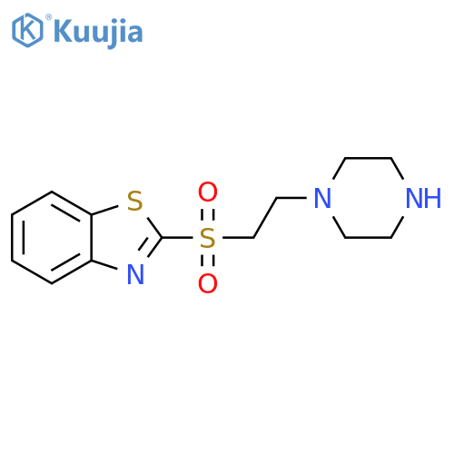 2-(2-Piperazin-1-yl-ethanesulfonyl)-benzothiazole structure