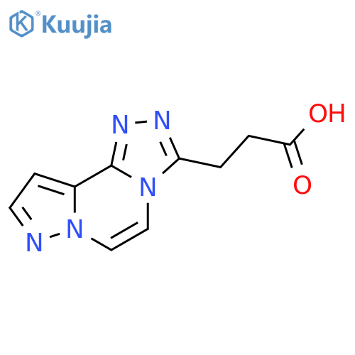 3-(1,2,3a,5a,6-Pentaaza-as-indacen-3-yl)-propionic acid structure