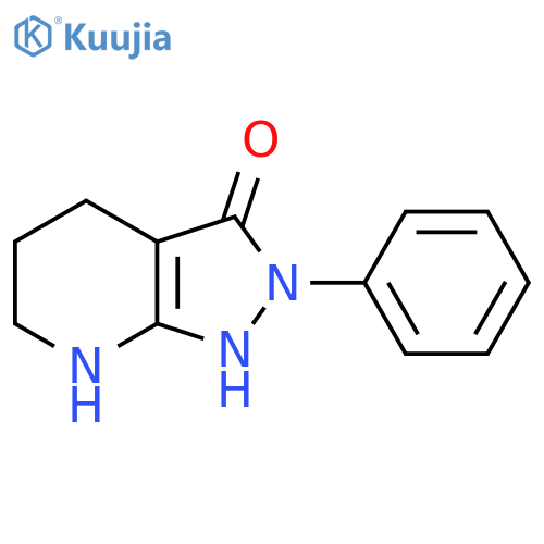 2-Phenyl-4,5,6,7-tetrahydro-2H-pyrazolo[3,4-b]pyridin-3-ol structure