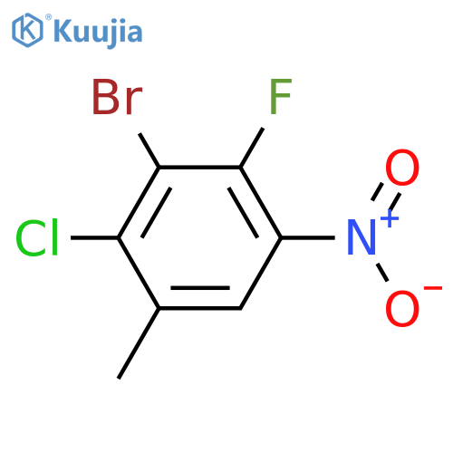 3-Bromo-2-chloro-4-fluoro-5-nitrotoluene structure