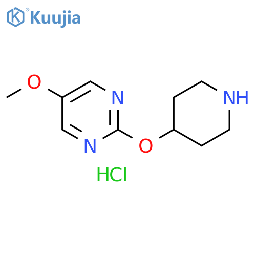 5-Methoxy-2-(piperidin-4-yloxy)pyrimidine hydrochloride structure