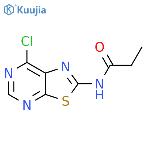 N-(7-Chloro-thiazolo[5,4-d]pyrimidin-2-yl)-propionamide structure