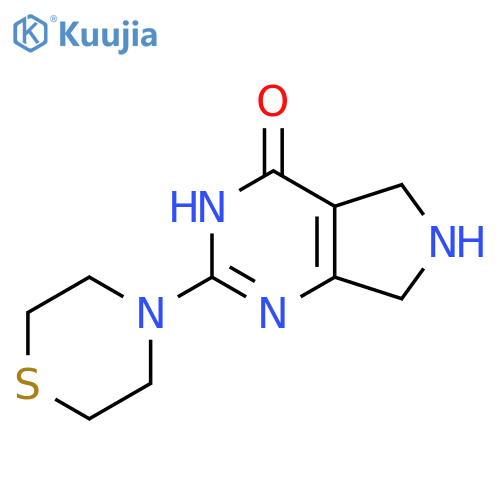 2-Thiomorpholino-6,7-dihydro-3H-pyrrolo[3,4-d]pyrimidin-4(5H)-one structure