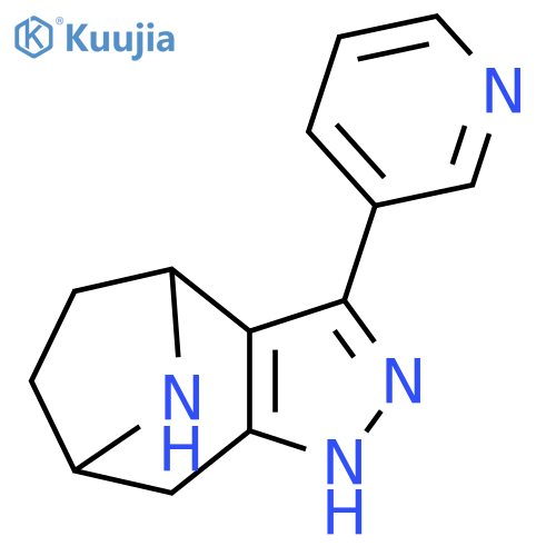 3-Pyridin-3-yl-4,5,11-triaza-tricyclo[6.2.1.0*2,6*]undeca-2(6),3-diene structure