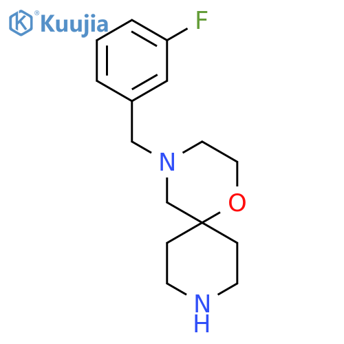 4-(3-Fluorobenzyl)-1-oxa-4,9-diazaspiro[5.5]undecane structure