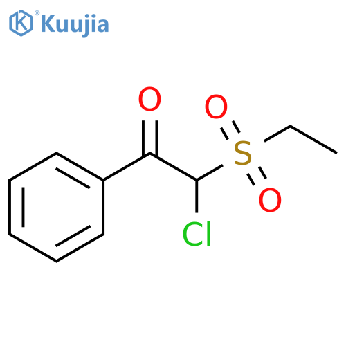 2-chloro-2-(ethanesulfonyl)-1-phenylethan-1-one structure