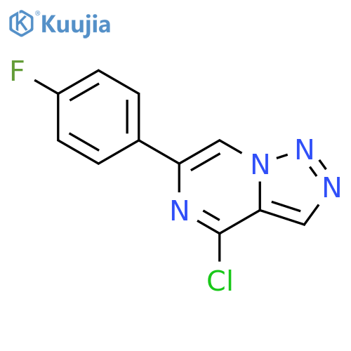4-Chloro-6-(4-fluoro-phenyl)-[1,2,3]triazolo[1,5-a]pyrazine structure