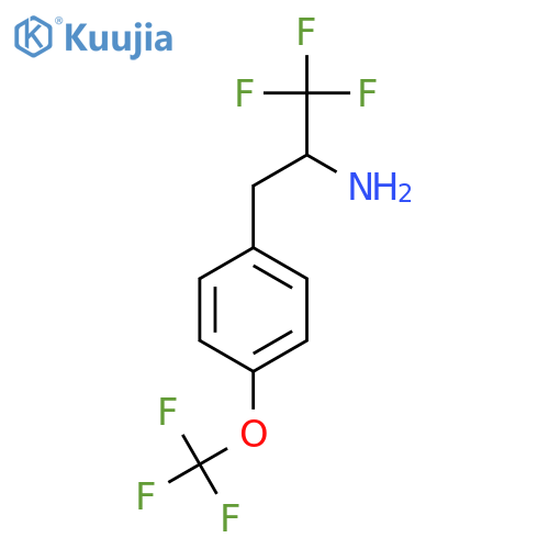 Benzeneethanamine, 4-(trifluoromethoxy)-α-(trifluoromethyl)- structure