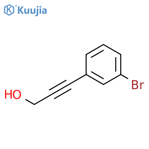 3-(3-Bromophenyl)prop-2-yn-1-ol structure