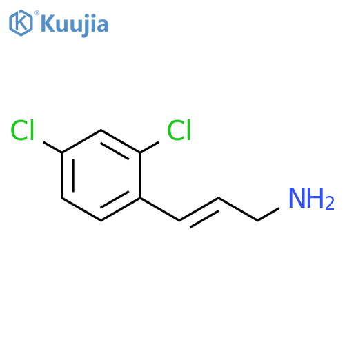 3-(2,4-dichlorophenyl)prop-2-en-1-amine structure