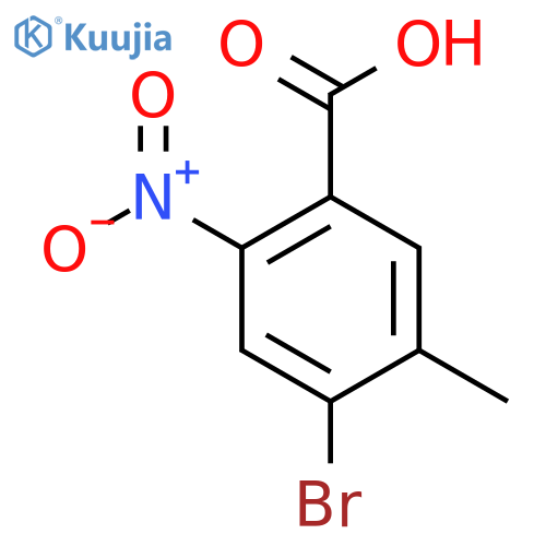 4-Bromo-5-Methyl-2-nitrobenzoic acid structure