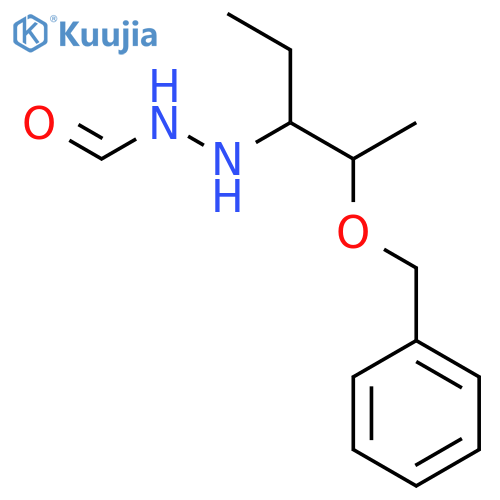 2-(1S,2S)-1-Ethyl-2-(phenylmethoxy)propylhydrazinecarboxaldehyde structure