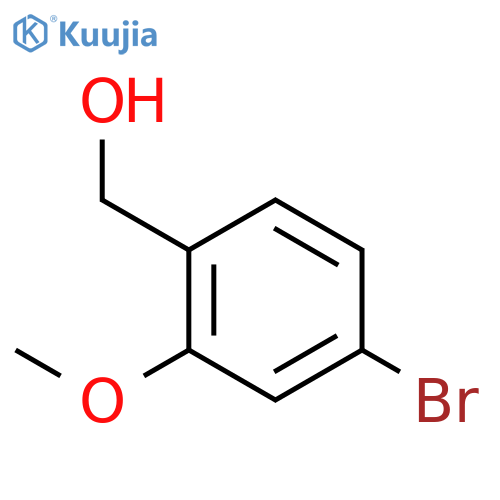 4-Bromo-2-methoxybenzyl alcohol structure