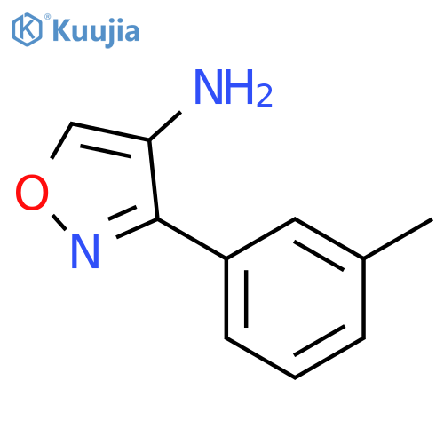 3-m-Tolyl-isoxazol-4-ylamine structure