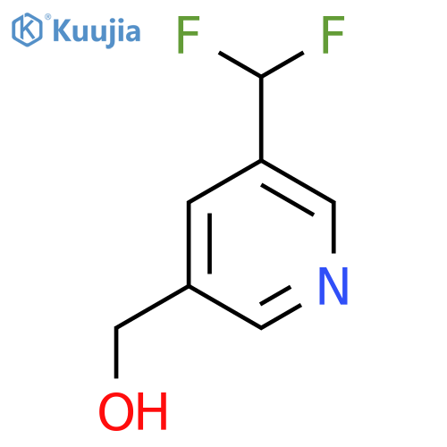 3-(Difluoromethyl)pyridine-5-methanol structure