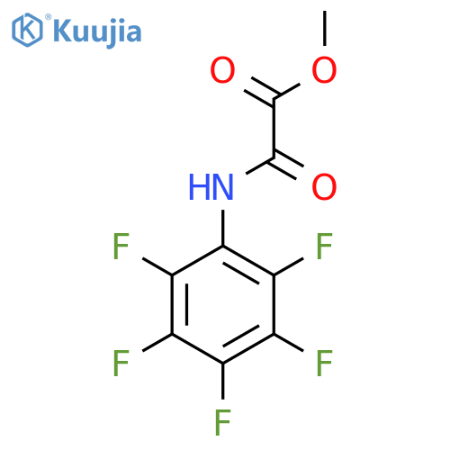 Methyl 2-oxo-2-((perfluorophenyl)amino)acetate structure
