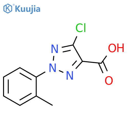 5-Chloro-2-o-tolyl-2H-[1,2,3]triazole-4-carboxylic acid structure