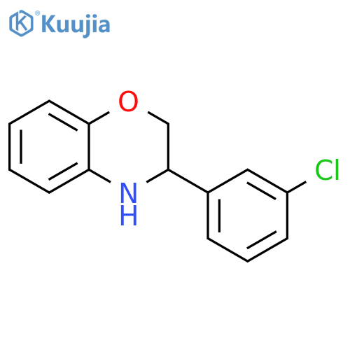 3-(3-Chloro-phenyl)-3,4-dihydro-2H-benzo[1,4]oxazine structure