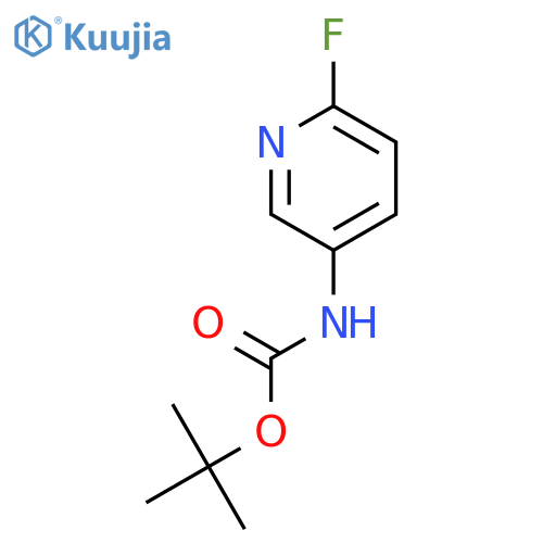 tert-butyl N-(6-fluoropyridin-3-yl)carbamate structure