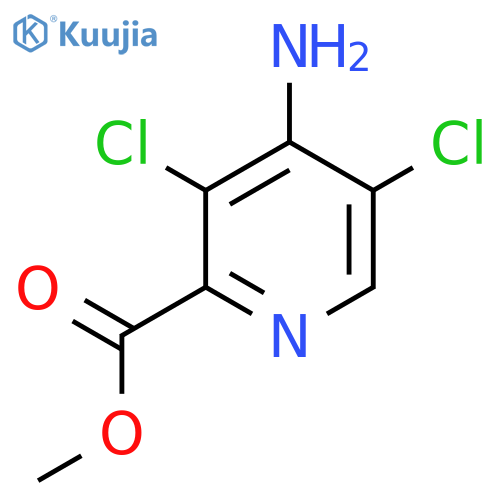 methyl 4-amino-3,5-dichloropyridine-2-carboxylate structure